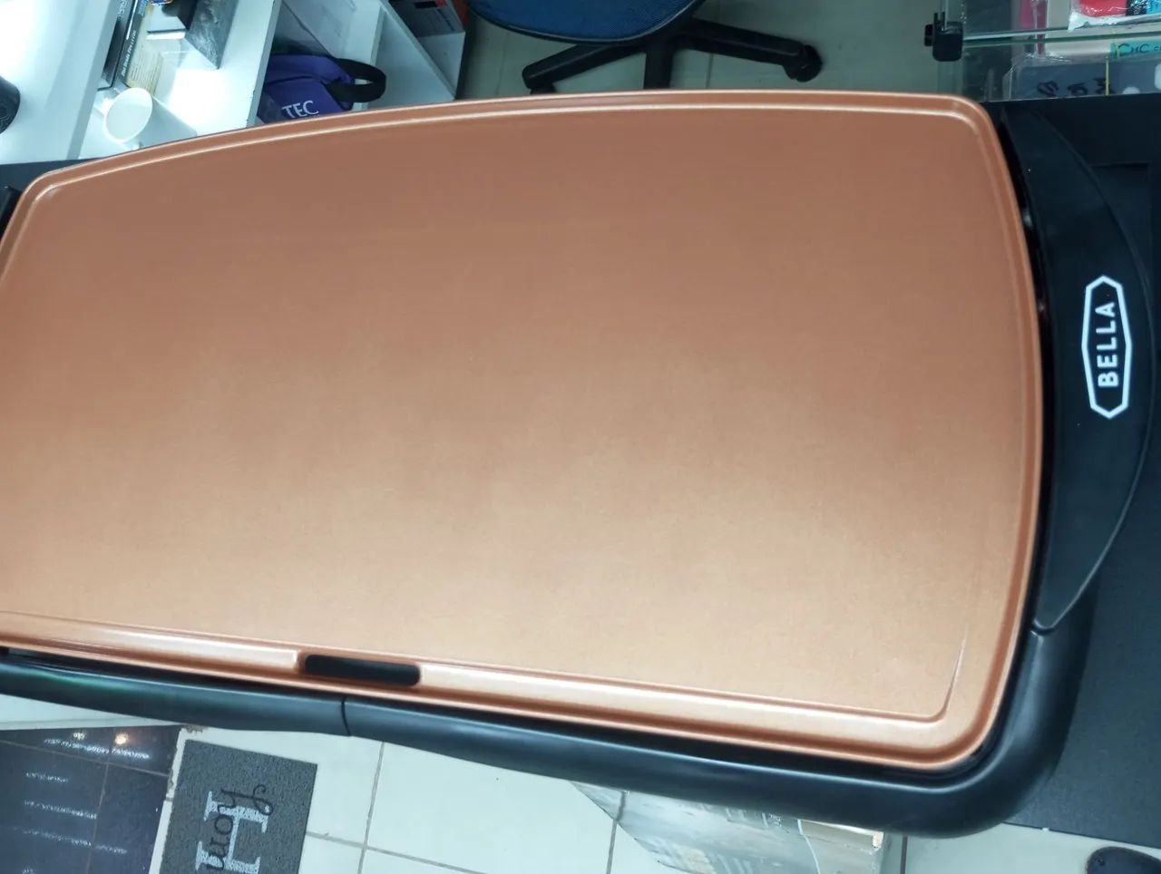 Chapa Elétrica de Titânio de Cobre Bella 10.5" x 20" - Foto 2