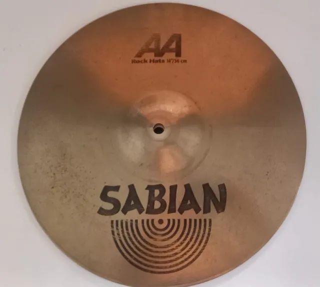 Sabian AA Hi hat Chimbal Rock Hats 14 - Instrumentos musicais