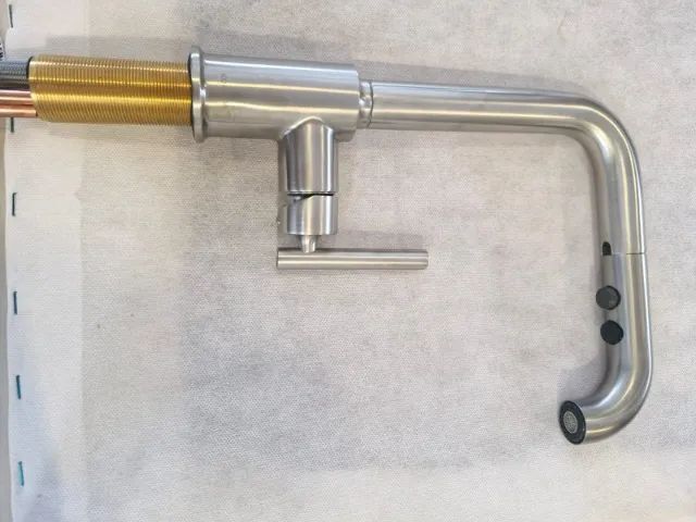 Misturador Monocomando Kohler de Cozinha Purist com Ducha Inox Escovado - Foto 2