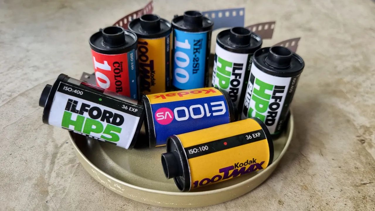 Filmes 135 35mm Fotográficos Variados - Kodak, Ilford e mais!