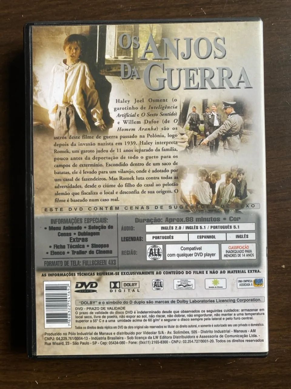 DVD Os Anjos da Guerra - Foto 2