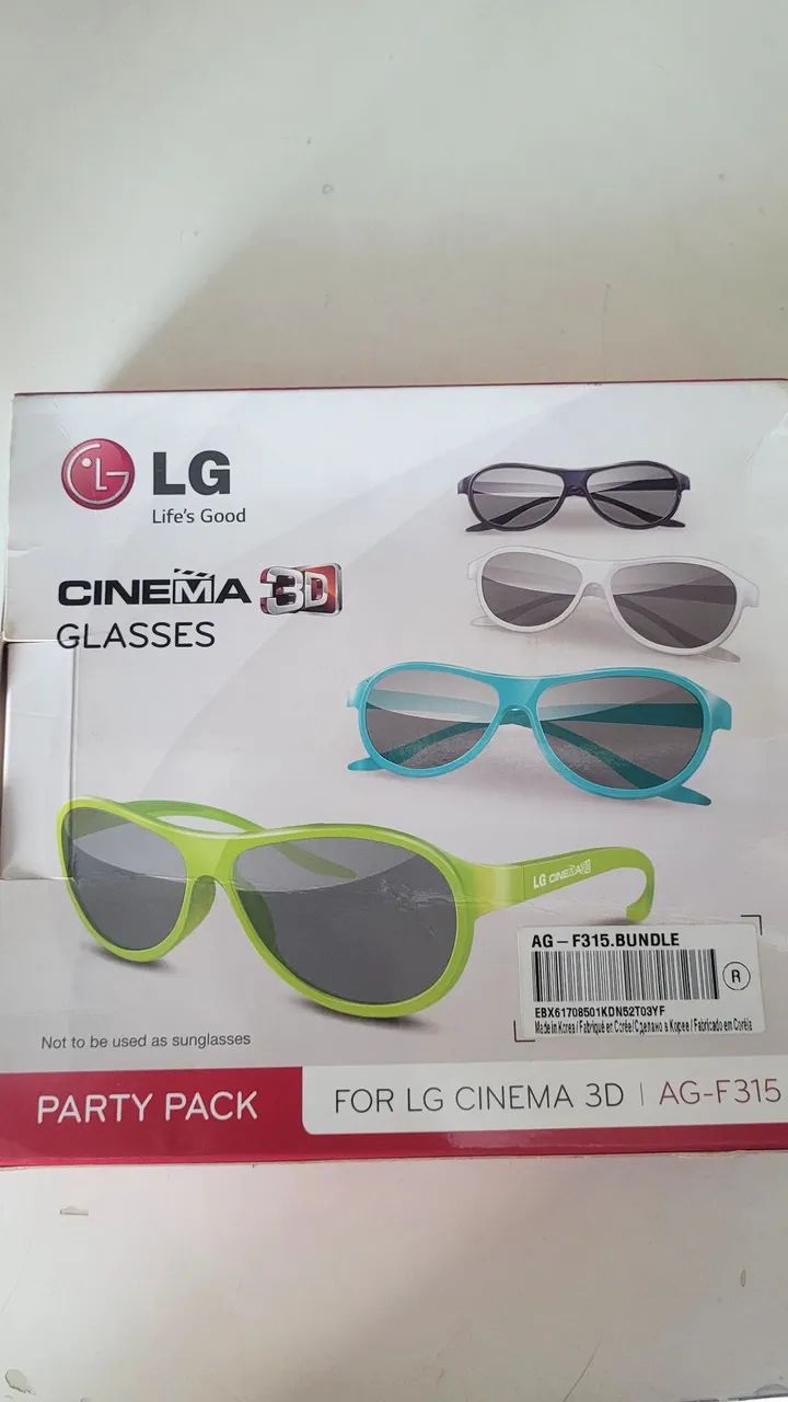 4 Óculos 3D LG ORIGINAL
