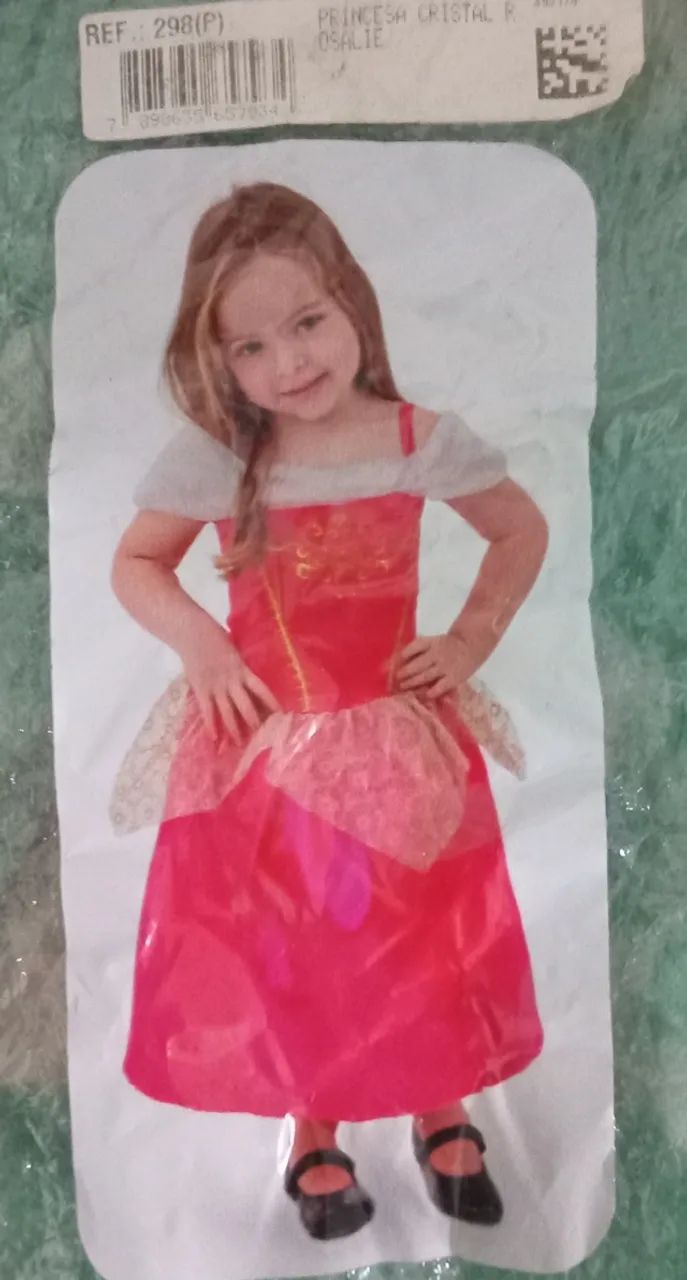 Fantasia princesa Aurora NOVA tam 4 - Foto 2