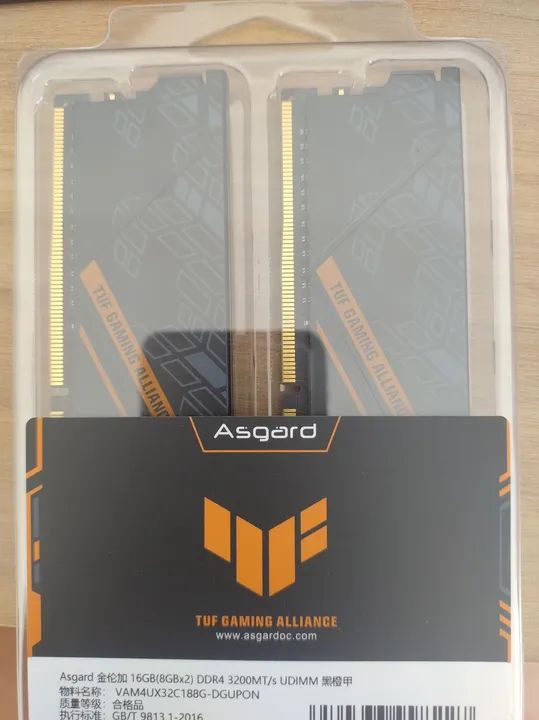 Memória RAM ASGARD TUF GAMING 16GB (2x8) DDR4 3200MHZ - Foto 4