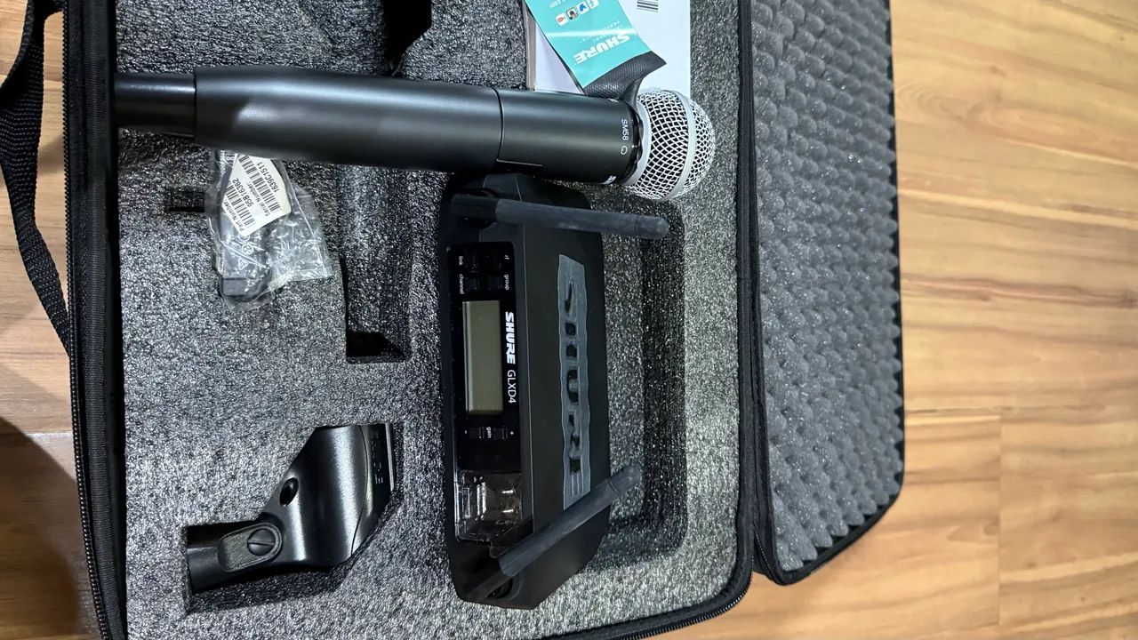 Microfone shure GLXD sem fio beta 58a - Foto 3