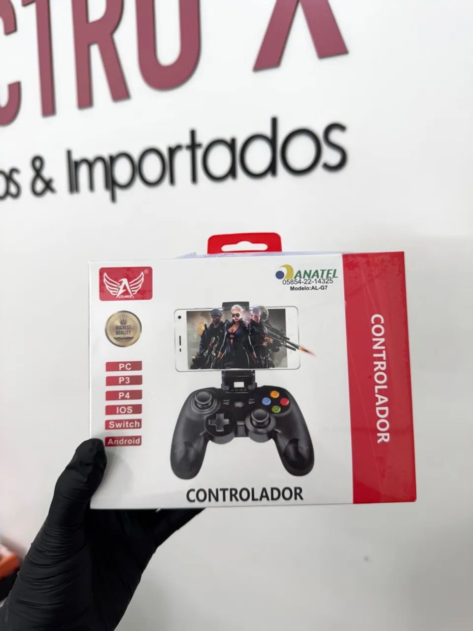 Controle gamer Android iOS Pc P3 P4 Switch 