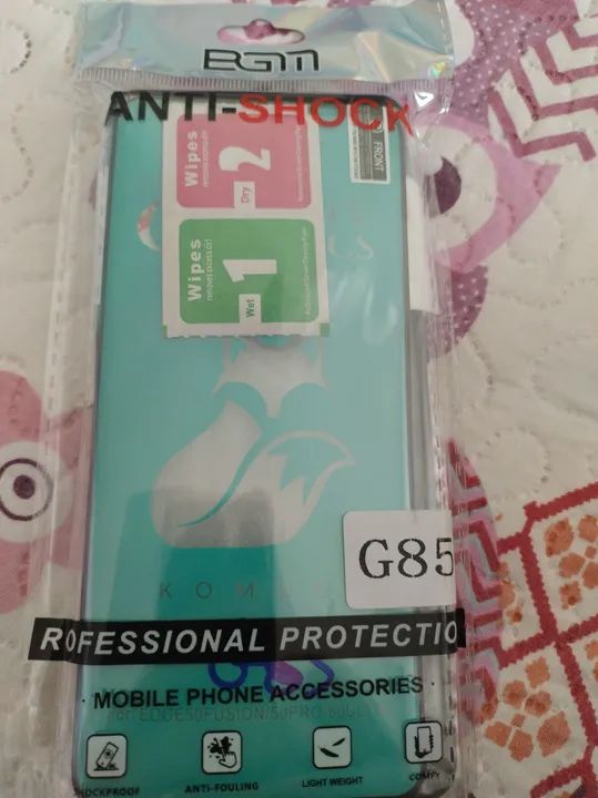 Capa + película moto G 85