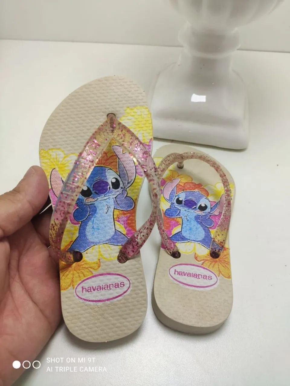 Sandálias Infantil Havaianas Stitch  - Foto 4