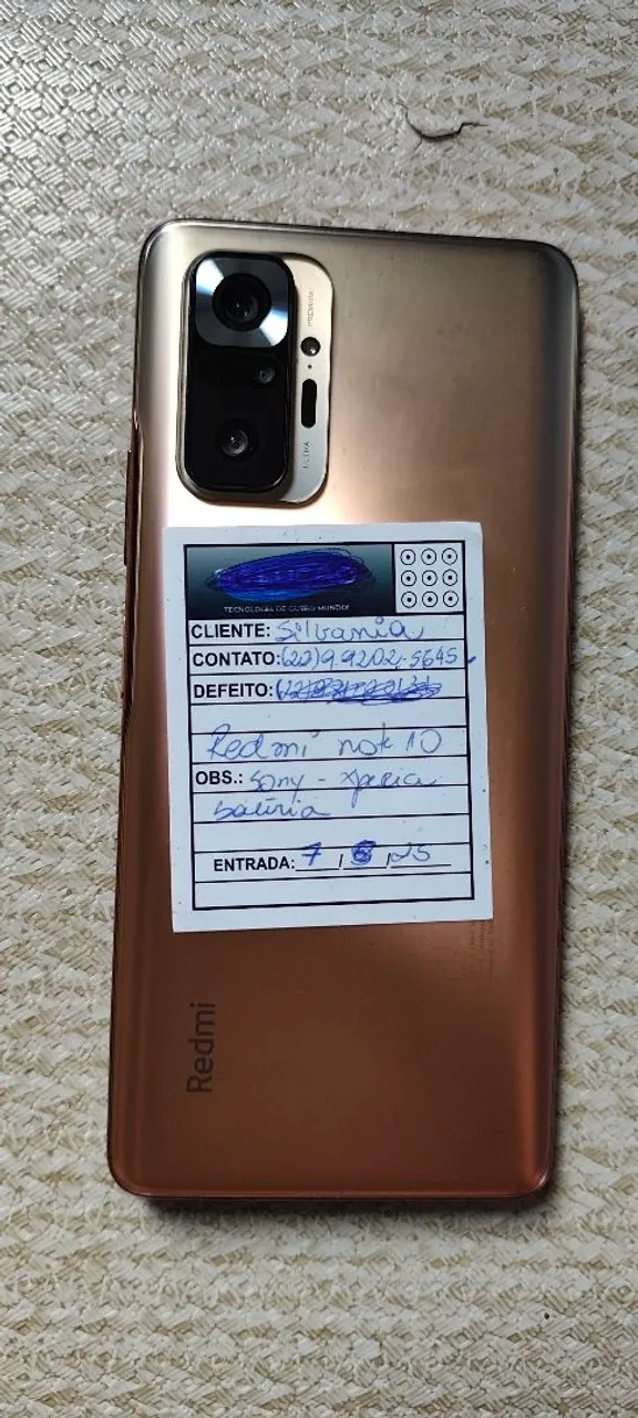 Peça para Celular Redmi Note 10