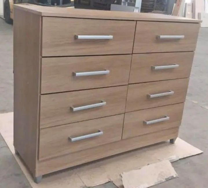 Cômoda Preta com 8 Gavetas e Design Moderno - Foto 3