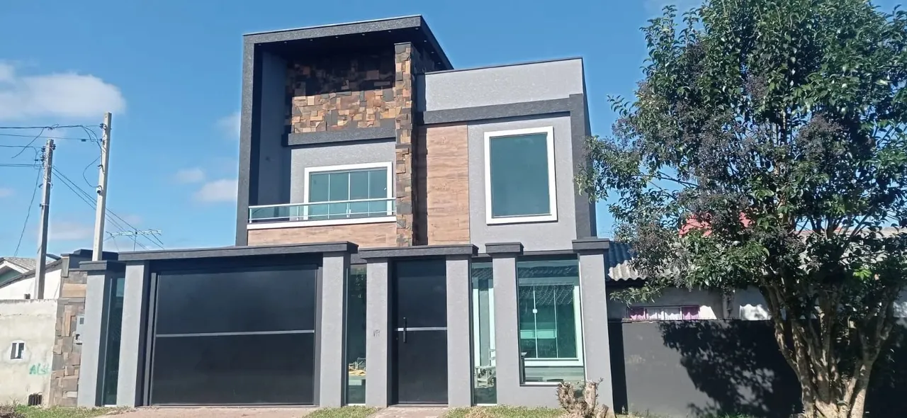 Sobrado com 3 dormitórios à venda, 100 m² por R$ 449.954 - Guatupê - São José dos Pinhais/