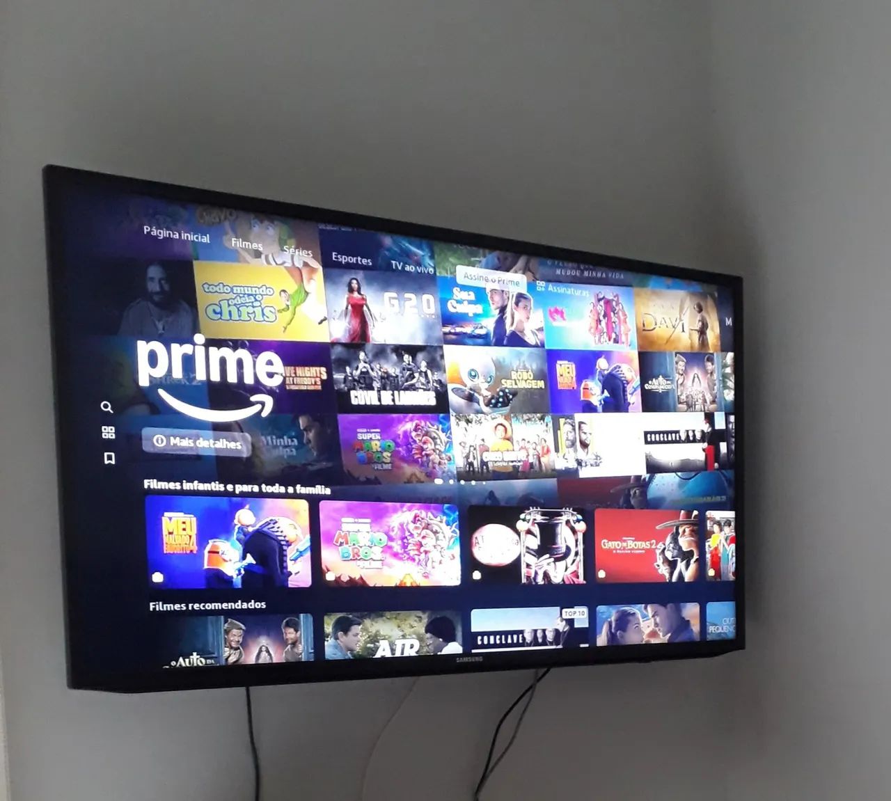 TV Samsung Smart 50 polegadas com internet a cabo - Foto 4