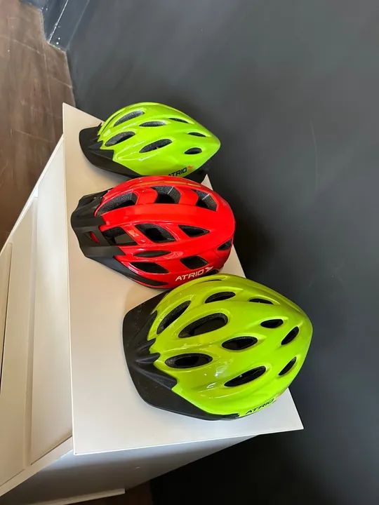 Capacete Ciclismo Trio - 3 unidades