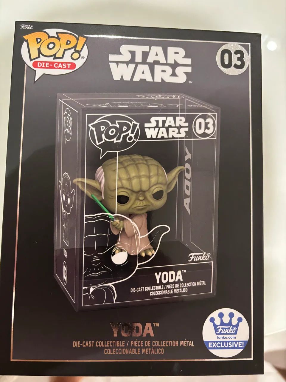 ⭐︎激レア⭐︎Pop! Die-Cast Yoda with Lightsaber Pop! Die-Cast Yoda with Lightsaber