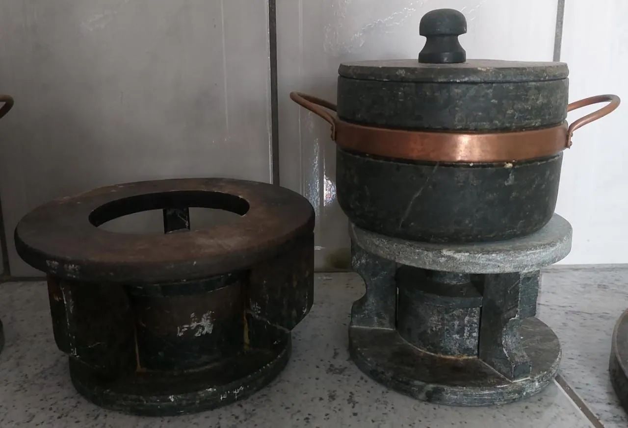 Conjunto de Panelas de Pedra Sabão sequência de founde  - Foto 5