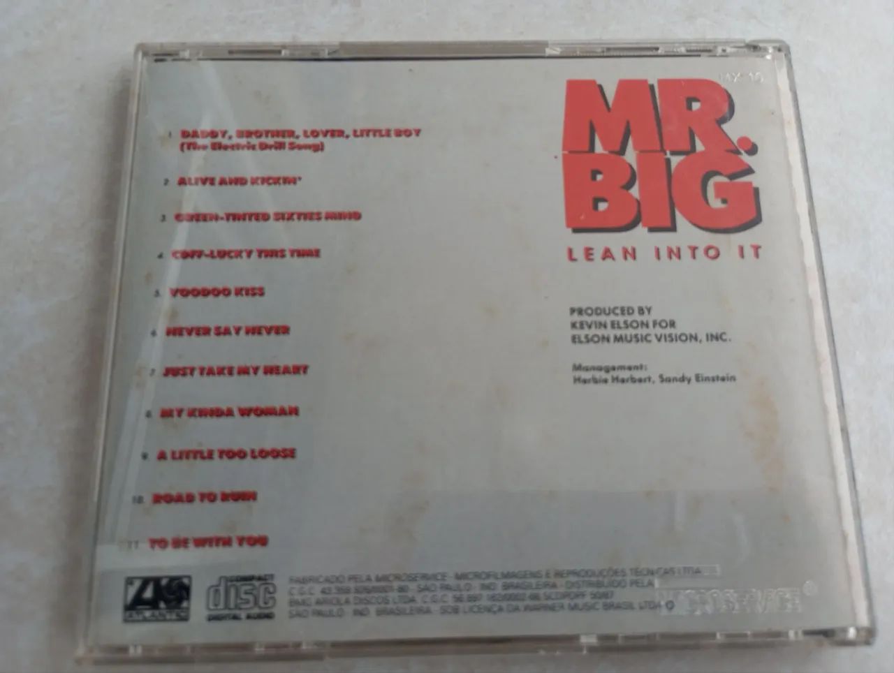 Mr Big - CD Nacional - Foto 3