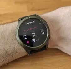 Smartwatch Zeblaze Stratos 3 Gps Integrado Tela Amoled Caixa Preto Pulseira Preta Original - Foto 5