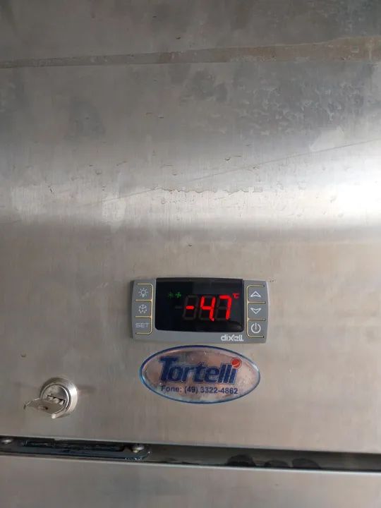 Refrigerador  e frezzer em aço inox - Foto 3