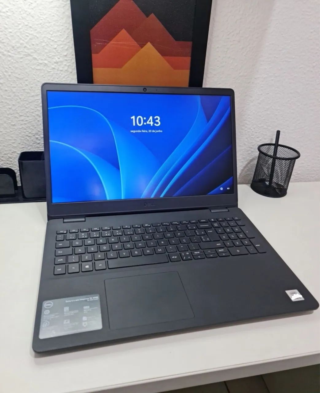 Notebook Dell processador i5 10 geração Memória ram 8 giga SSD 256