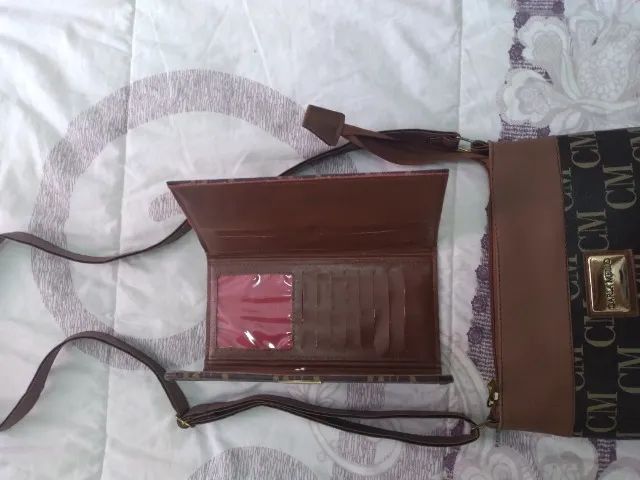 Bolsa transversal + Carteira Carla Melo - Foto 5