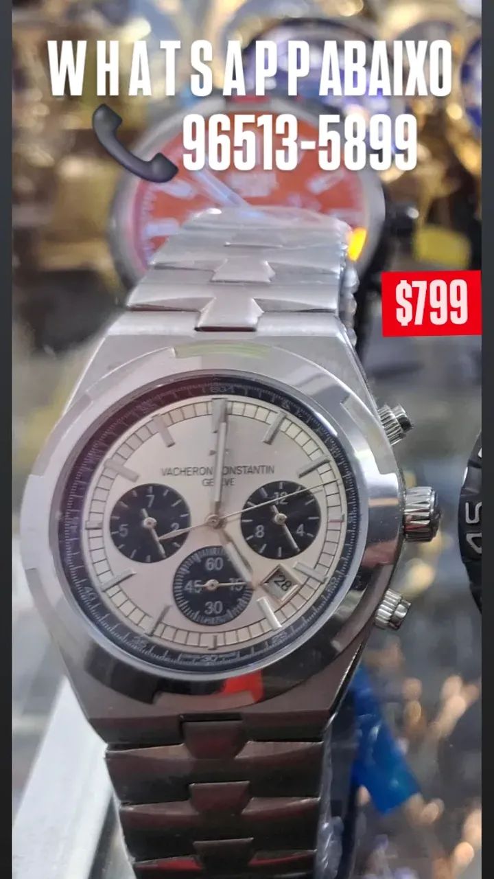 Relógio VACHERON CONSTANTIN AUTOMÁTICO FUNCIONAL ENTREGAMOS 