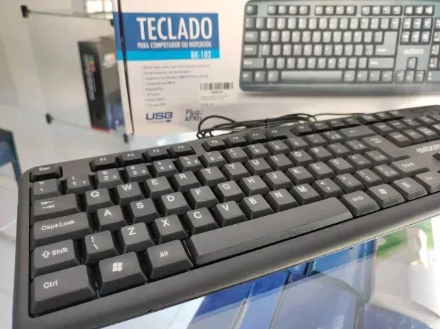 Teclados Básicos para PC - Novos - Foto 2