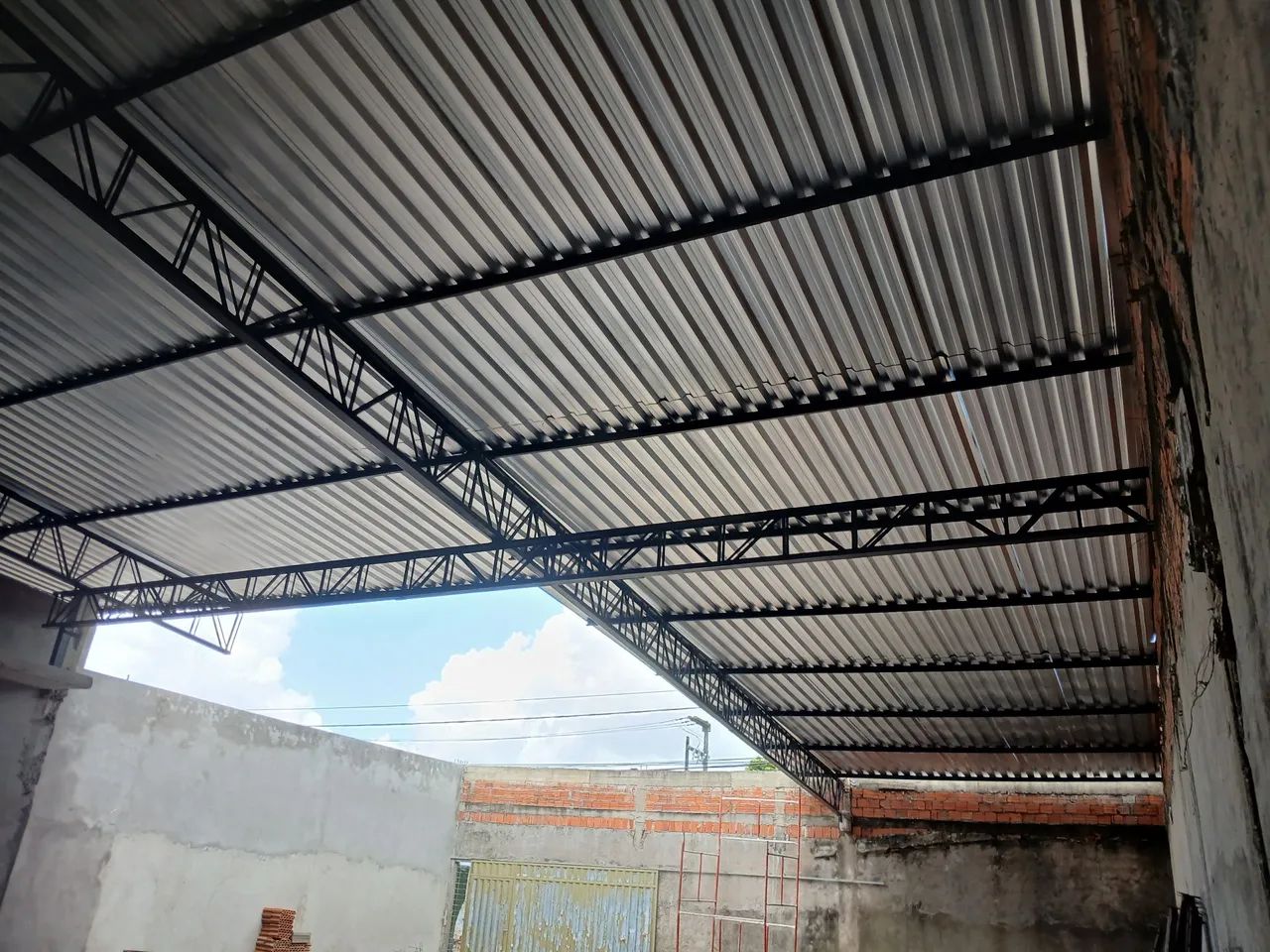 Estrutura metálica para cobertura