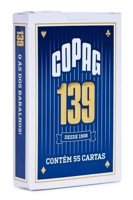 BARALHO 139 AZUL COPAG 55 CARTAS - Foto 2