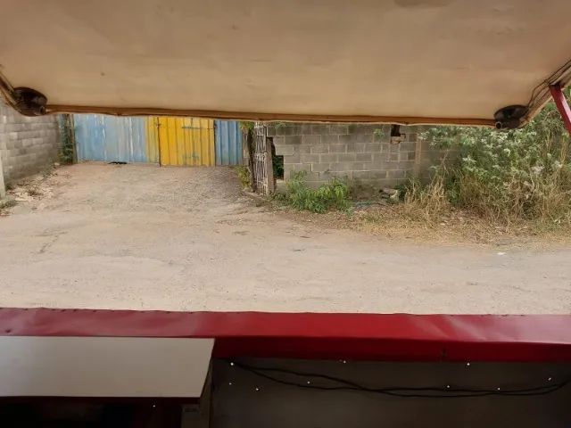 Trailer COM RODAS  - Vermelho e Amarelo - PRONTO PARA TRABALHAR - Foto 6