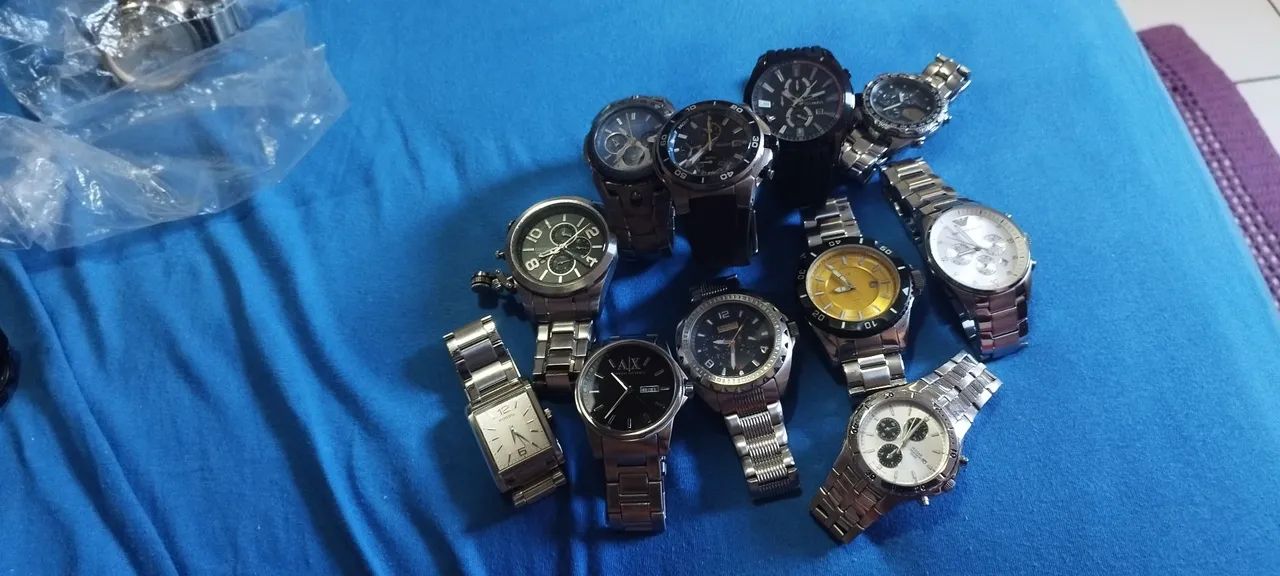 Lote de Relógios ORIGINAIS...FLYTEC..SEATEC..ACQUA..LEGACY..FOSSIL.. CITIZEN...AX... etc.. - Foto 3