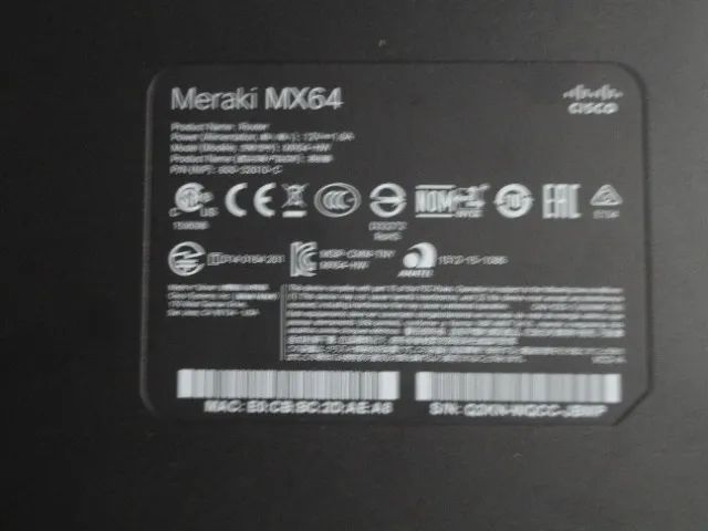 Roteador Cisco Meraki Mx64 - Foto 3