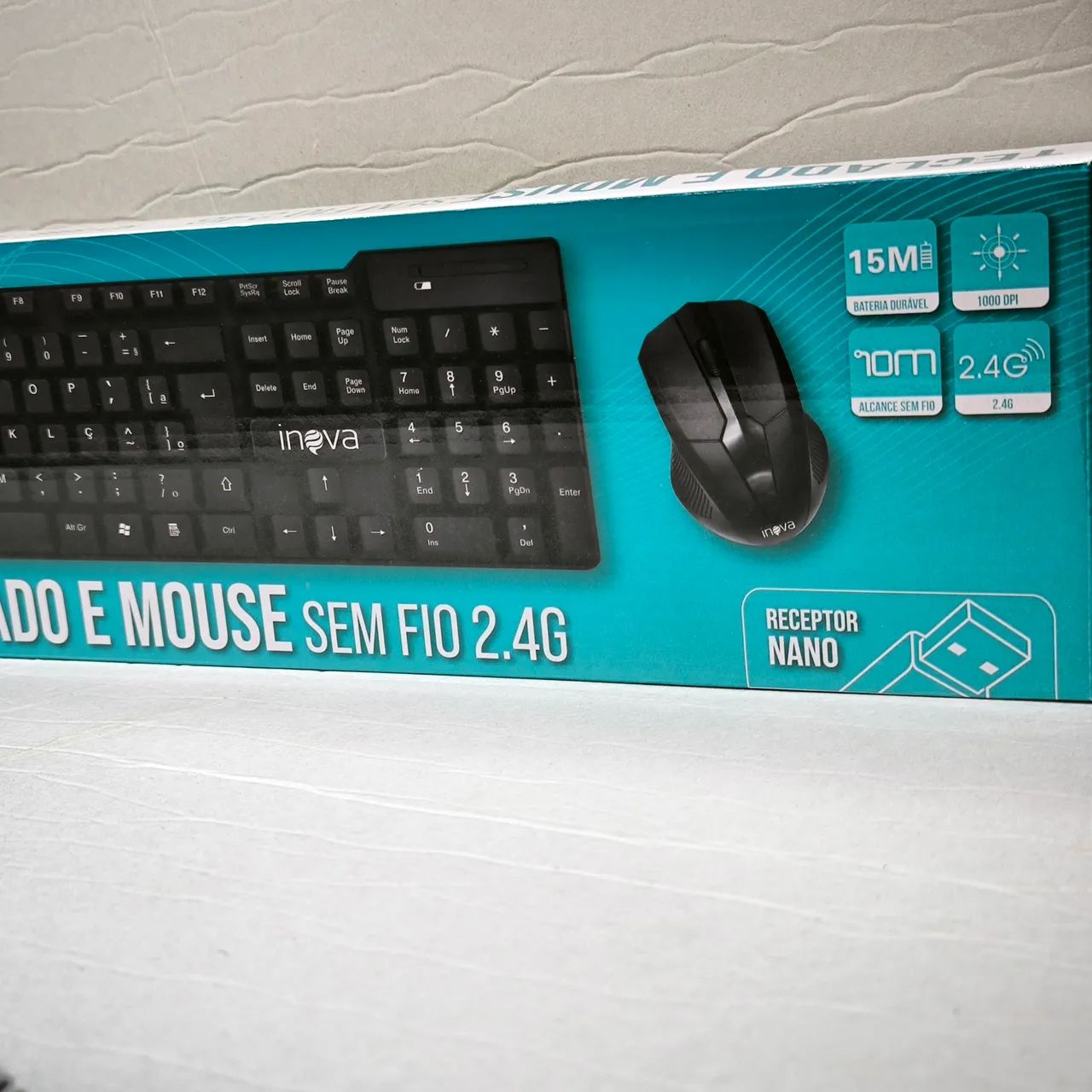 Teclado e mouse sem fio  - Foto 2