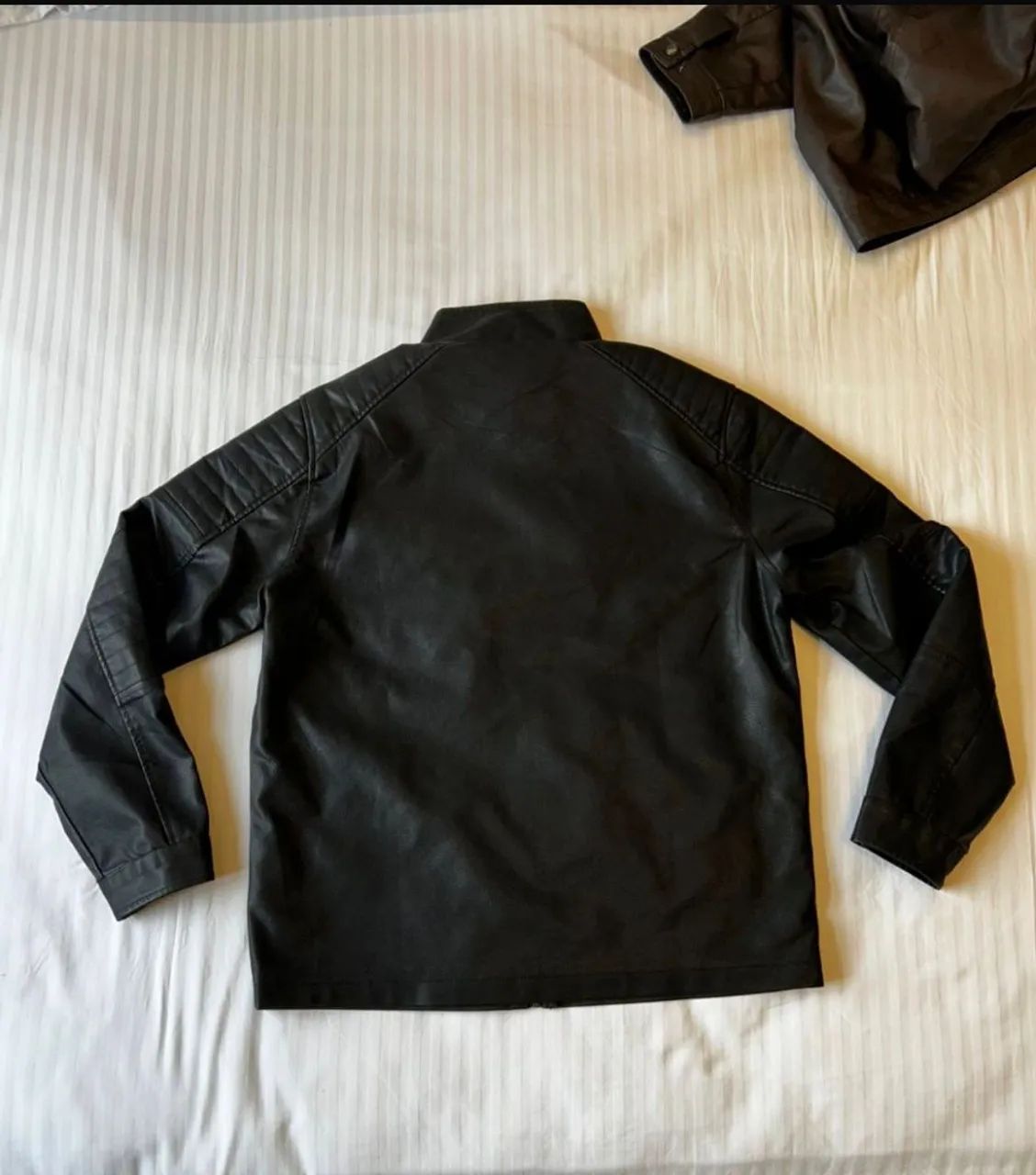 Jaqueta de Couro Preta - Foto 5