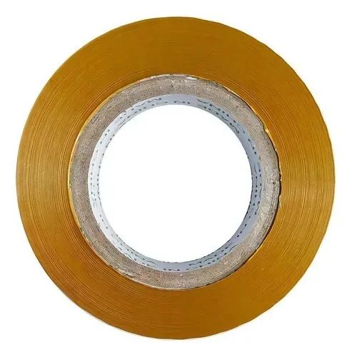 Fita Adesiva Durex Larga 300m Mostarda Grande Embalar Caixas e Encomendas - Foto 2