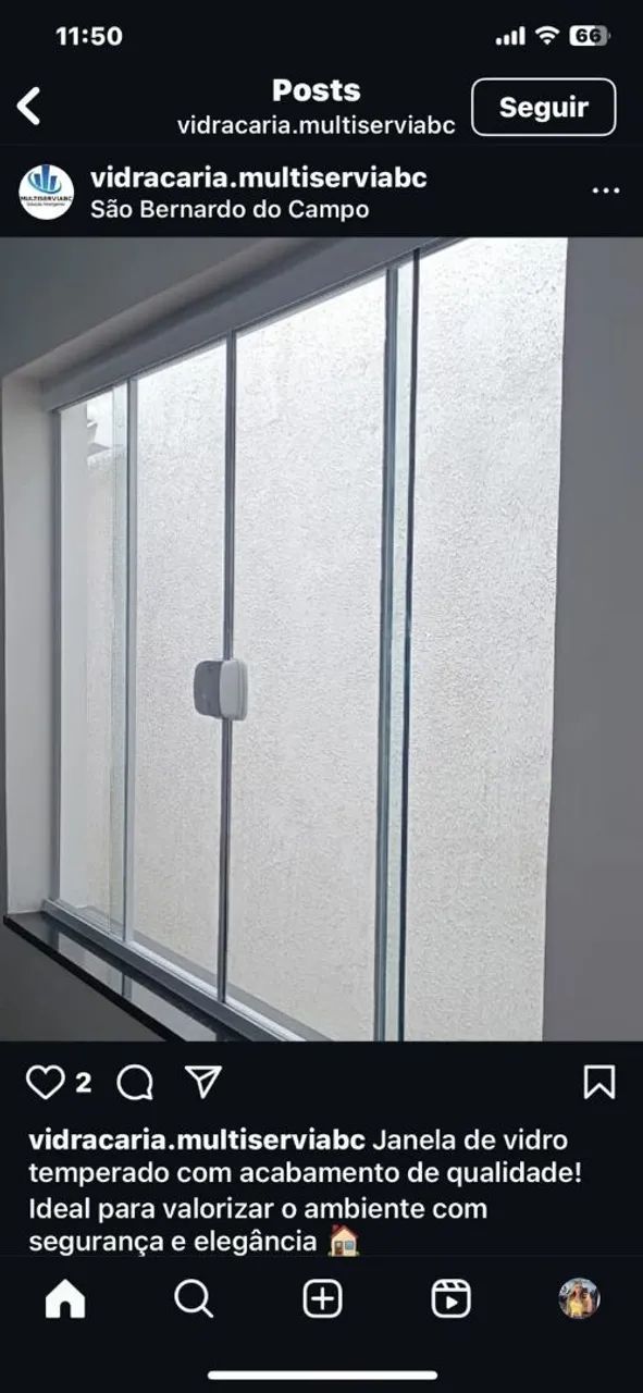 Janelas de vidro temperado para área externa - Foto 2