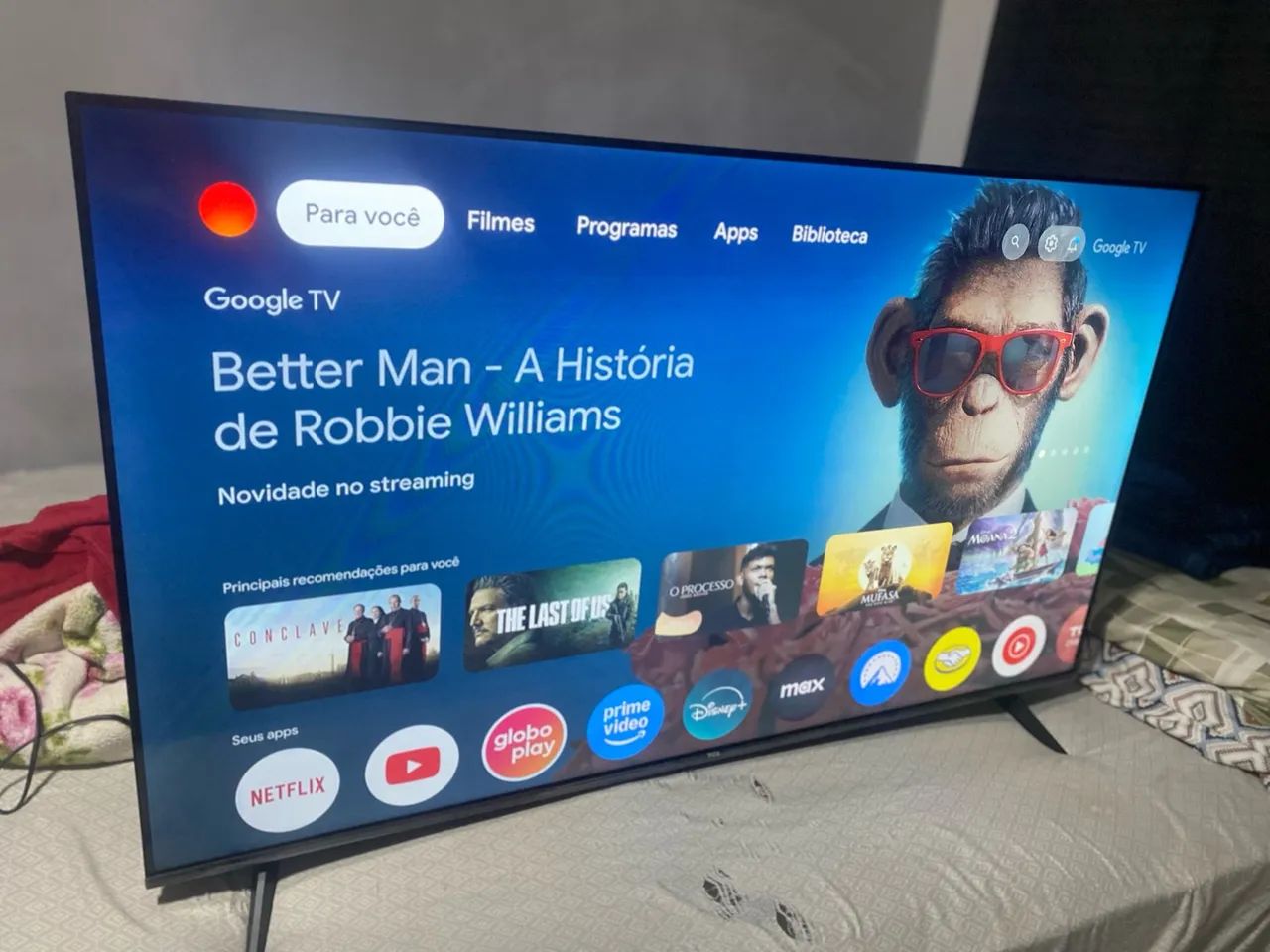 TV TCL Smart 4K com Assistente Virtual 50 polegadas  - Foto 4