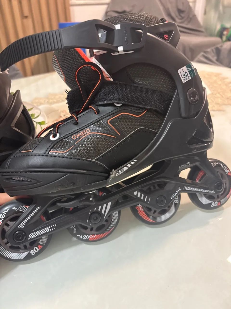 Patins Seminovo (usado 2x)  Oxelo 35-38 - Foto 2