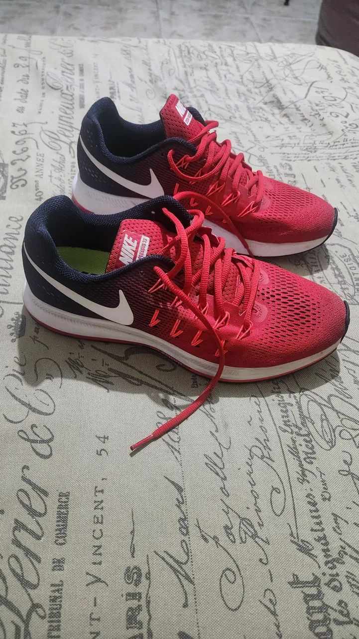 Nike Men's Nike Pegasus 33 Red Nike Zoom Pegasus 33 Mens