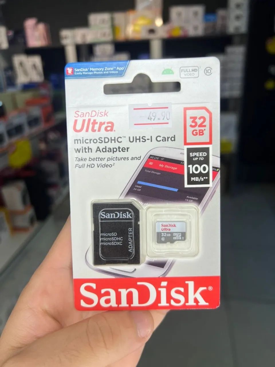 Cartões MicroSD SanDisk e H'maston - 32GB, 64GB e 128GB - Foto 2