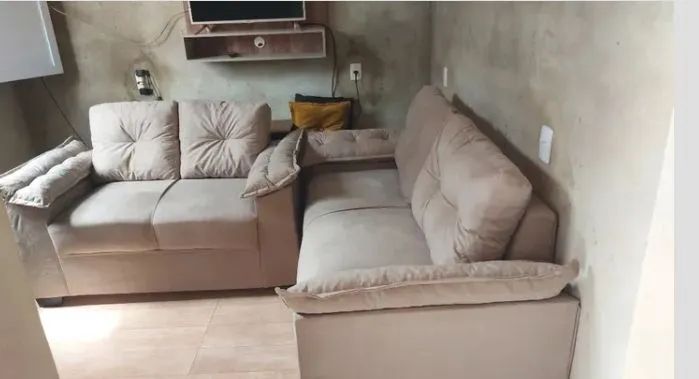 Sofa Espanha Califórnia almofada soltas - Foto 2