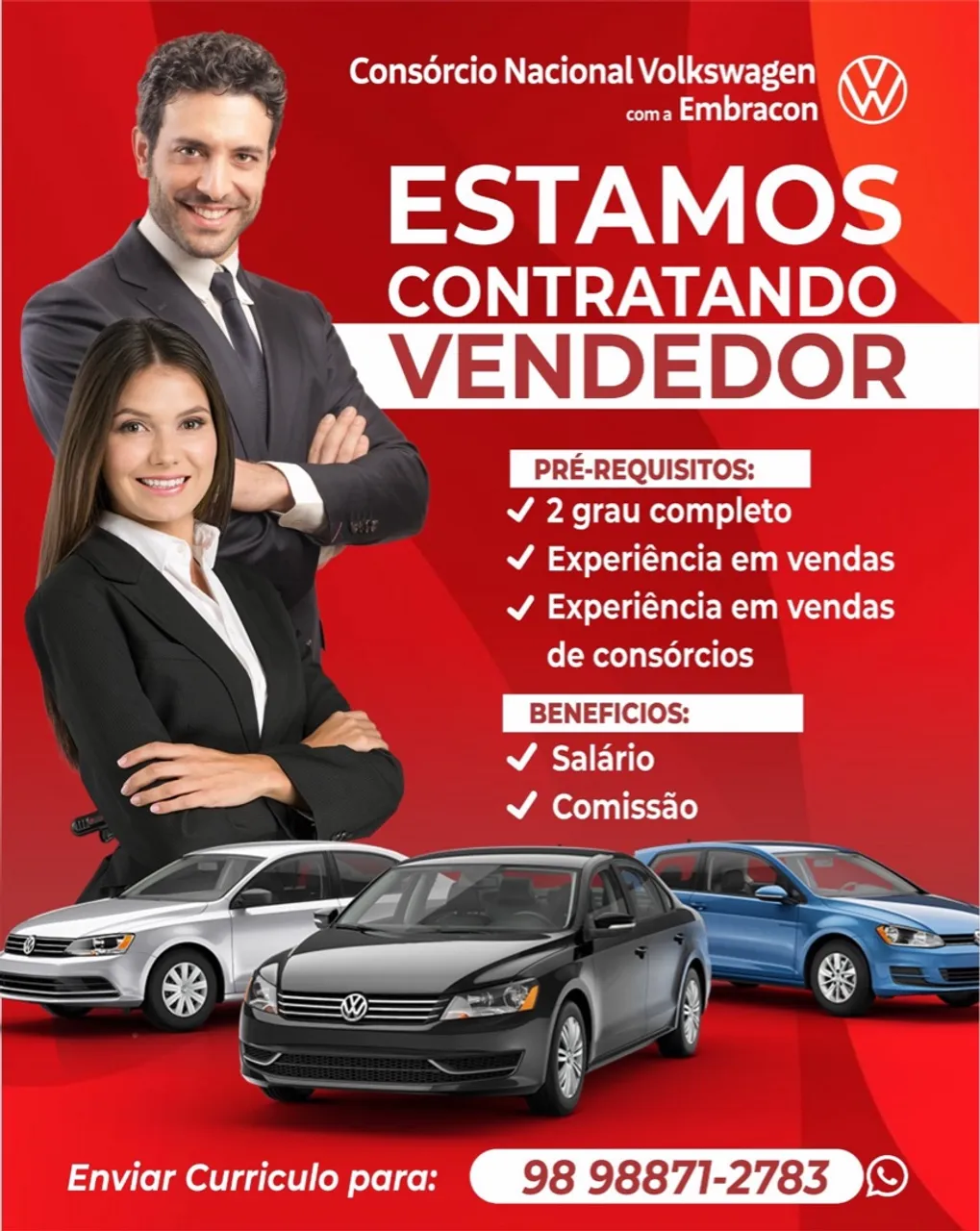 Vagas vendedor