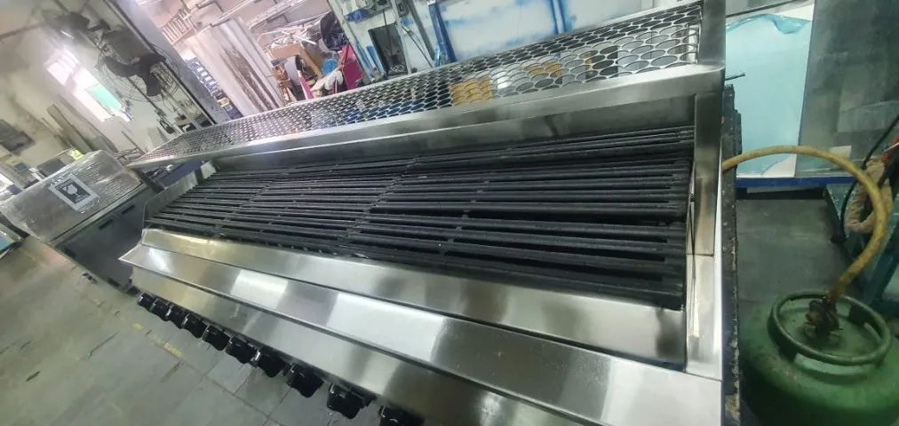 Char broiler ou churrasqueira americana a gás em aço inox. - Foto 2