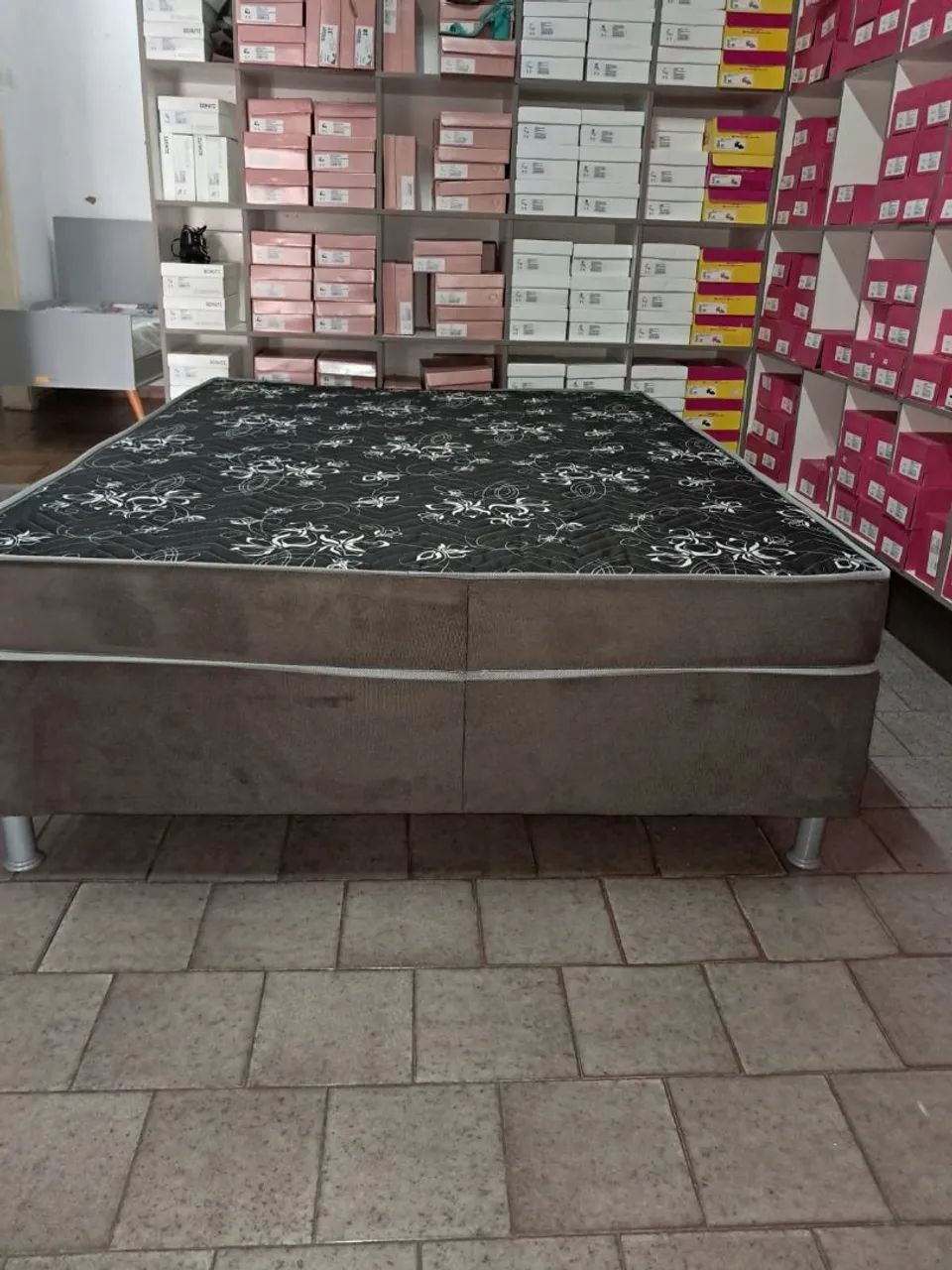 Cama Box Casal com Base + Colchão D-33 - Foto 4