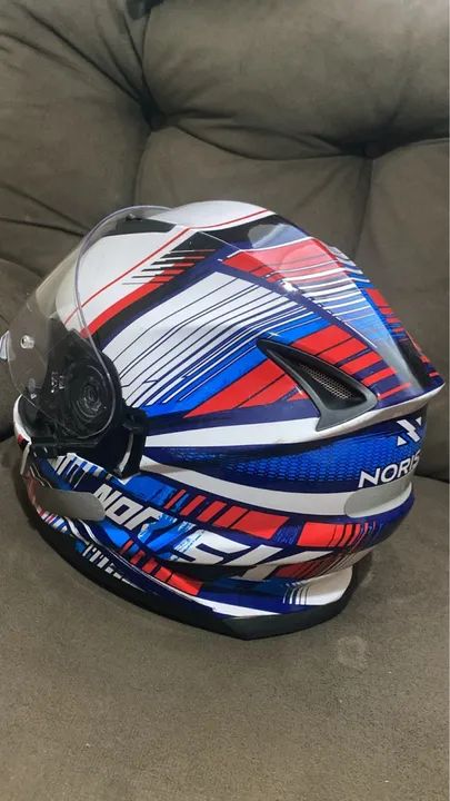 Capacete de Motociclista - Design Esportivo - Foto 3