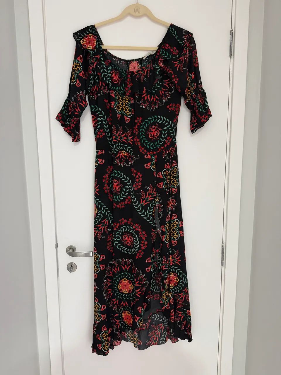 Vestido Aquamar estampado Tam 42 - Foto 2