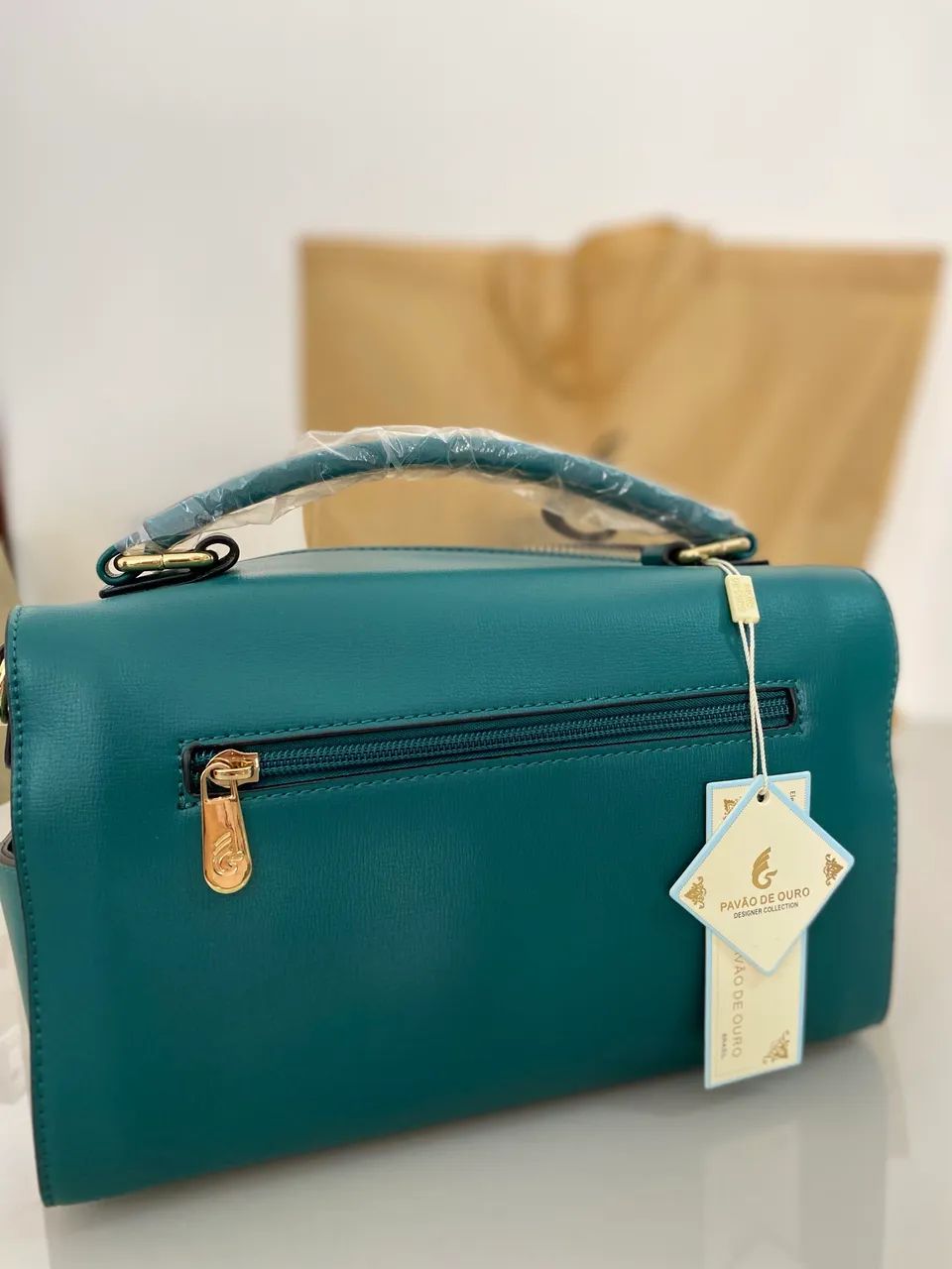 IMPERDÍVEL: Bolsa - ?Pavão de Ouro? - Foto 3