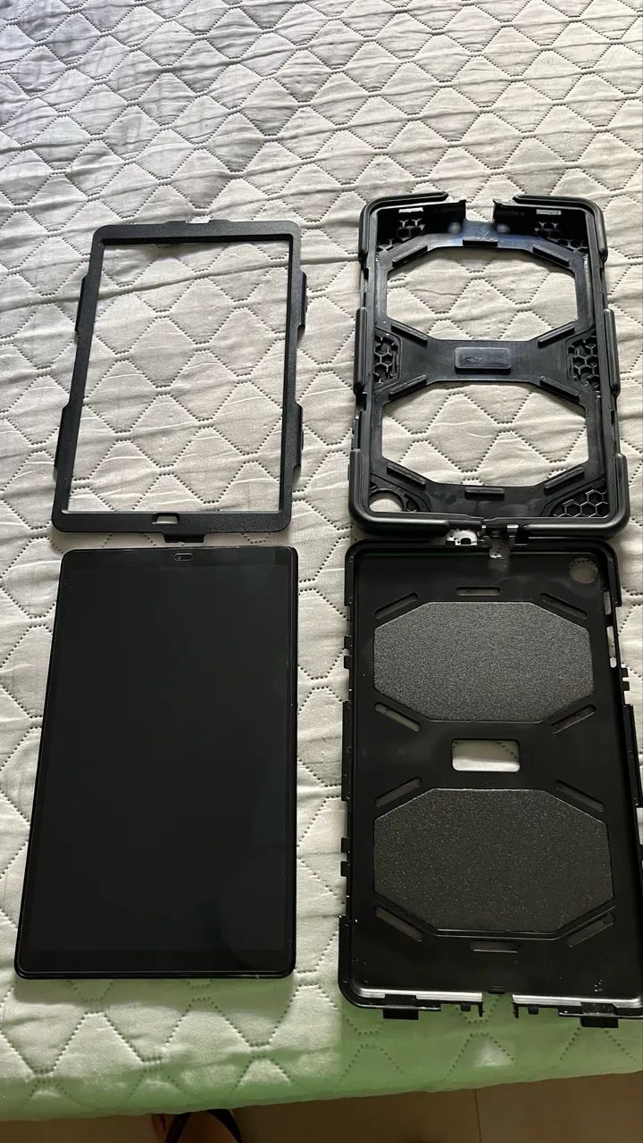 Tablet Samsung 10.1 polegadas com capa survivor - Foto 5