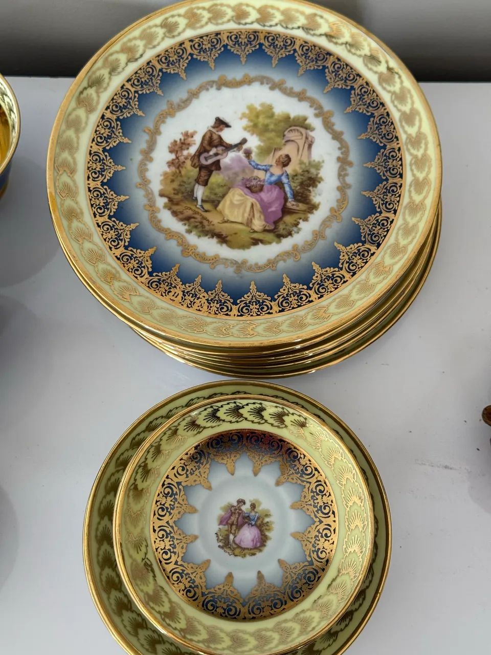 Conjunto de chá em porcelana importada - Foto 3