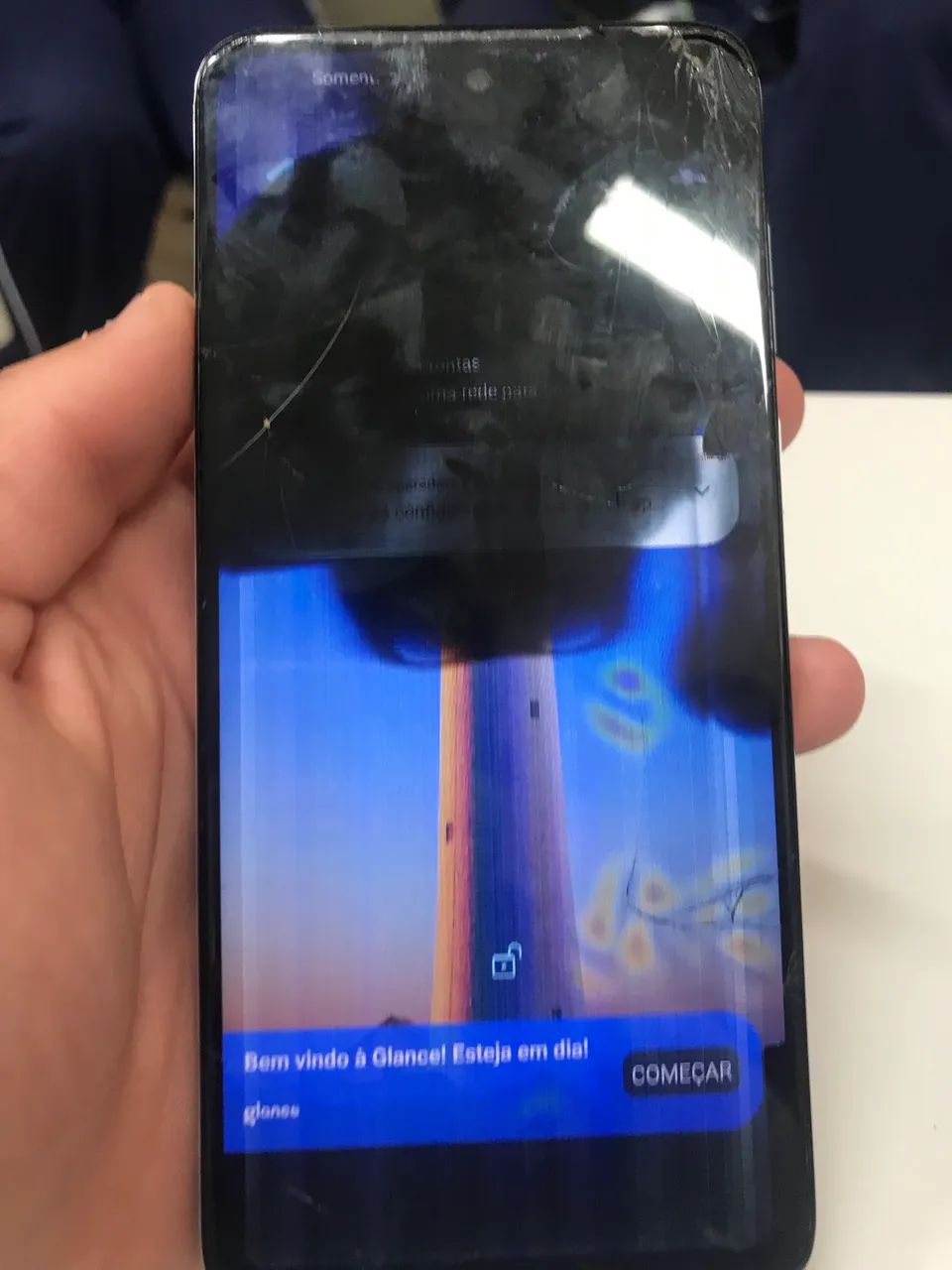 Moto g23 com tela quebrada - Foto 3