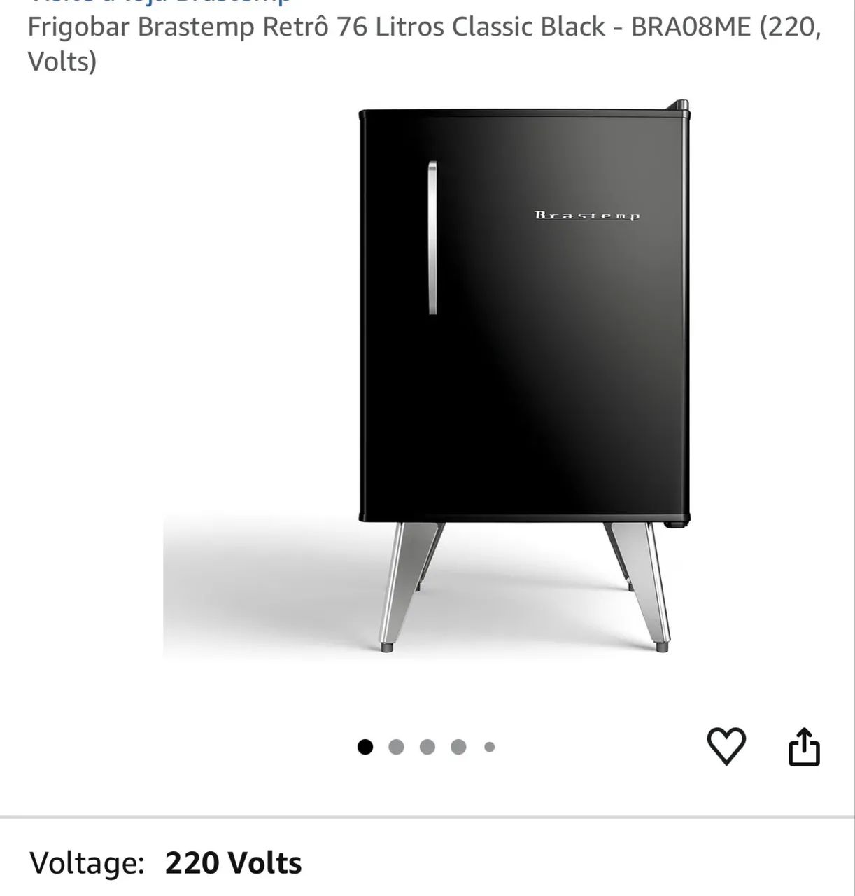 Frigobar retrô Brastemp 